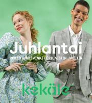 Vaatteet ja Kengät tarjousta, Jyväskylä | Juhlantai de Kekäle | 3.6.2023 - 4.8.2023