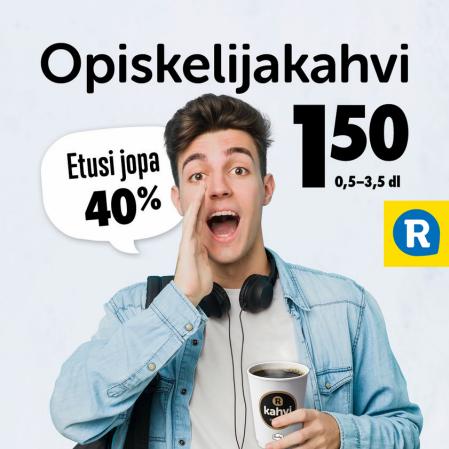 R-Kioski -luettelo, Lempäälä | KAHVIKOODIA OPISKELIJOILLE! | 25.1.2023 - 10.2.2023