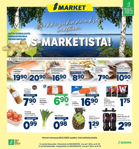 S-Market -luettelo, Hyvinkää | S-market SYD 23.6.2022 etusivu | 24.6.2022 - 26.6.2022