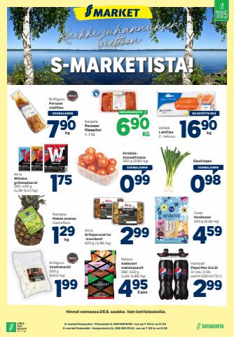 S-Market -luettelo, Hyvinkää | S-market SYD 23.6.2022 | 24.6.2022 - 26.6.2022