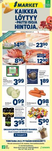 Supermarket tarjousta, Hyvinkää | S-market Huittinen 28.9.2022 de S-Market | 30.9.2022 - 2.10.2022