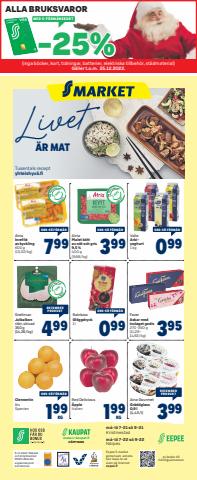 S-Market -luettelo, Seinäjoki | SYD-ÖSTERBOTTEN EEPEE SM KE-SU 7.-11.12. | 7.12.2022 - 25.12.2022