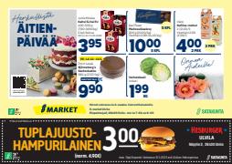 S-Market -luettelo, Hämeenlinna | S-market Ulvila US 11.5.2023 | 12.5.2023 - 31.5.2023