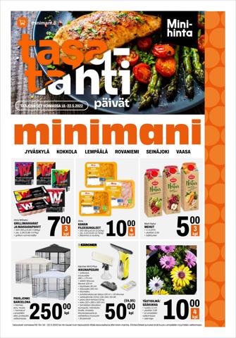 Minimani -luettelo, Rovaniemi | Minimani tarjoukset | 16.5.2022 - 22.5.2022