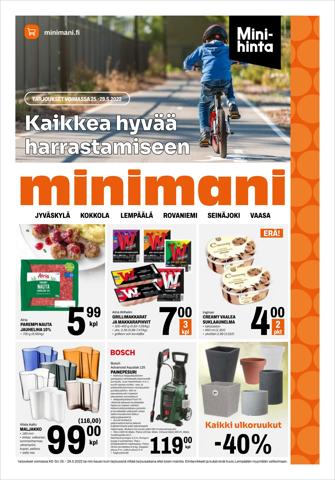 Minimani -luettelo, Tampere | Minimani tarjoukset | 23.5.2022 - 29.5.2022