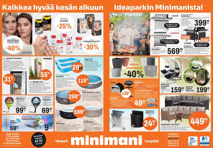 Minimani -luettelo, Tampere | Minimani tarjoukset | 23.5.2022 - 29.5.2022