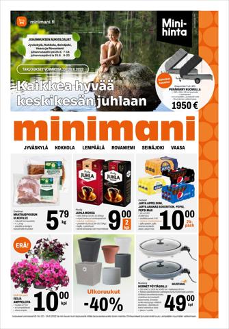 Minimani -luettelo, Vaasa | Minimani tarjoukset | 23.6.2022 - 26.6.2022