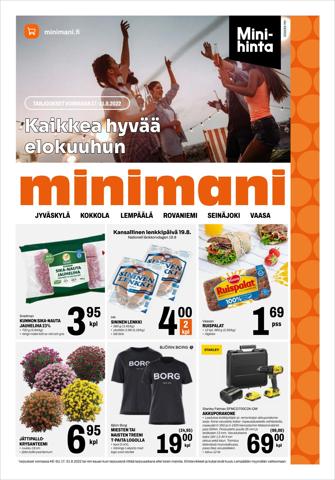 Minimani -luettelo, Rovaniemi | Minimani tarjoukset | 15.8.2022 - 21.8.2022