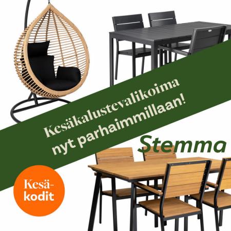 Stemma -luettelo, Helsinki | Puutarhakalusteet Stemma | 2.5.2022 - 22.5.2022