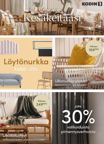 Koti ja Huonekalut tarjousta, Espoo | Kodin1 Kampanjat de Kodin1 | 17.5.2022 - 31.5.2022