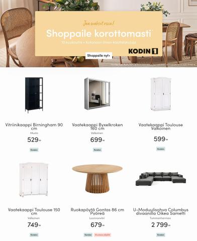 Kodin1 -luettelo, Espoo | Tee tyyli kotiin | 26.1.2023 - 23.2.2023