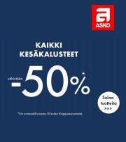 Koti ja Huonekalut tarjousta, Mikkeli | Kaikki Kesäkalusteet de Asko | 29.5.2023 - 5.6.2023