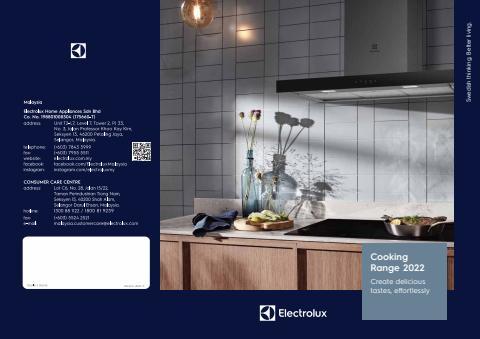 Elektroniikka ja Kodinkoneet tarjousta | Cooking Range 2022 in Electrolux | 7.1.2022 - 30.6.2022