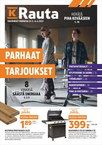 K-Rauta -luettelo, Riihimäki | K-rauta tarjoukset | 22.3.2023 - 4.4.2023
