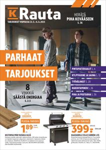 Rautakauppa tarjousta, Hämeenlinna | K-rauta tarjoukset de K-Rauta | 22.3.2023 - 4.4.2023