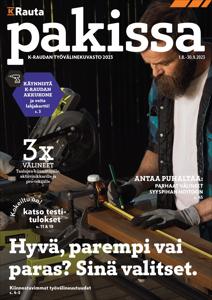 Rautakauppa tarjousta, Oulu | K-Rauta: Pakissa-työvälinekuvasto de K-Rauta | 1.8.2023 - 30.9.2023