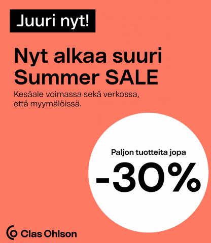 Rautakauppa tarjousta, Espoo | SUMMER SALE de Clas Ohlson | 27.6.2022 - 10.7.2022