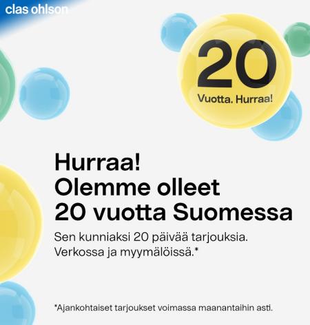 Rautakauppa tarjousta, Vantaa | Alennustuotteet de Clas Ohlson | 19.9.2022 - 2.10.2022