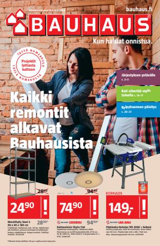 Bauhaus -luettelo, Helsinki | Kaikki remontit alkavat Bauhausista | 18.1.2023 - 7.2.2023