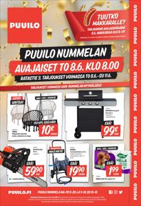 Rautakauppa tarjousta, Joensuu | Puuilo Nummela avajaiset de Puuilo | 5.6.2023 - 11.6.2023