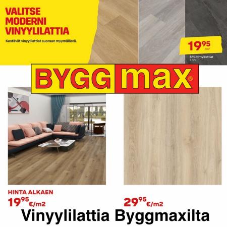 Byggmax -luettelo | Vinyylilattia Byggmax | 18.4.2022 - 31.5.2022