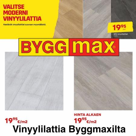 Byggmax -luettelo, Tampere | Vinyylilattia Byggmax | 18.4.2022 - 31.5.2022
