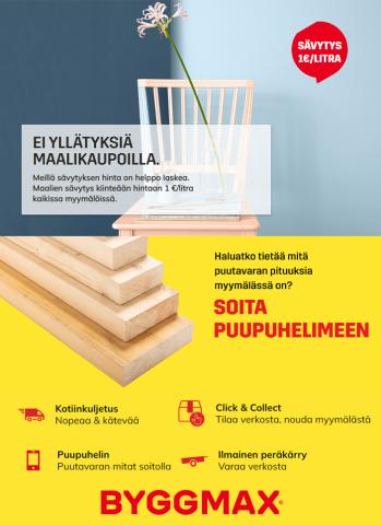 Byggmax -luettelo, Espoo | Byggmax Kampanjat | 1.9.2022 - 9.10.2022