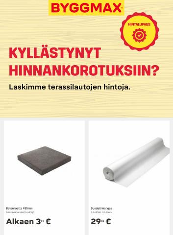 Byggmax -luettelo, Turku | Pihakivet ja pihalaatat | 3.5.2023 - 31.5.2023