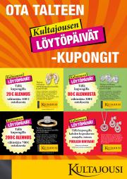 Vaatteet ja Kengät tarjousta, Lappeenranta | Kultajousen Löytöpäivät de Kultajousi | 29.9.2023 - 22.10.2023