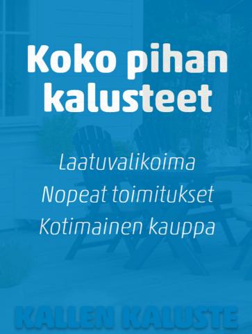 Kallen Kaluste -luettelo, Oulu | PUUTARHAKALUSTEET | 20.4.2022 - 1.5.2022