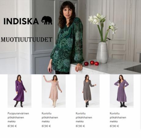 Vaatteet ja Kengät tarjousta | Muotiuutuudet in Indiska | 7.12.2022 - 7.1.2023