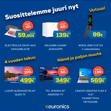 Euronics -luettelo, Lahti | Euronics tarjoukset | 26.9.2022 - 2.10.2022