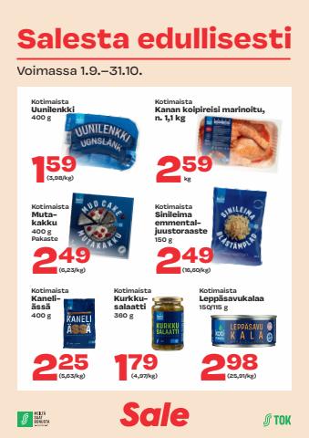 Sale -luettelo, Oulu | Salesta edullisesti | 6.9.2022 - 31.10.2022