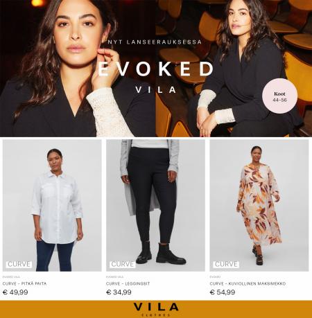 VILA Clothes -luettelo, Espoo | EVOKED VILA | 22.9.2022 - 16.10.2022