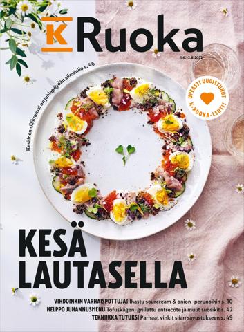 K-Supermarket -luettelo | K-Ruoka 6–7/2022 | 1.6.2022 - 2.8.2022
