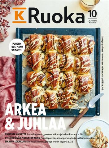 K-Supermarket -luettelo, Turku | K-Ruoka 10/2022 | 5.10.2022 - 1.11.2022