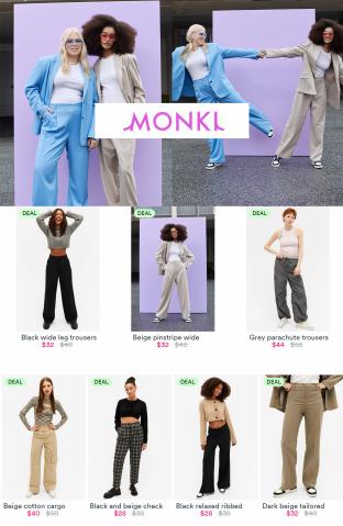 Monki -luettelo | 20% off all trousers | 26.1.2023 - 8.2.2023