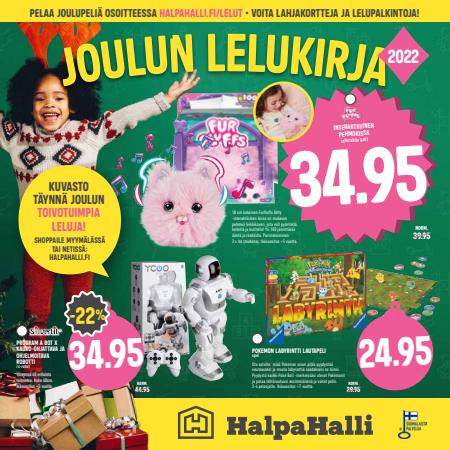 HalpaHalli -luettelo, Vaasa | HalpaHalli - HalpaHallin lelukirja 2022 | 26.10.2022 - 31.12.2022