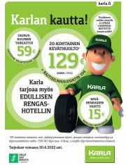 Karla -luettelo, Rauma | Kampanjat | 4.4.2022 - 30.4.2022