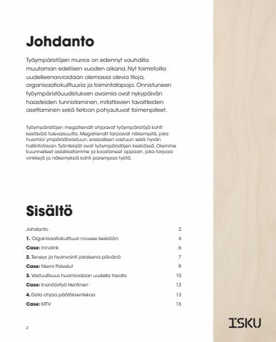 isku -luettelo, Jyväskylä | Työympäristöjen Megatrendit | 1.6.2023 - 29.7.2023