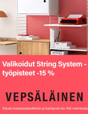 Vepsäläinen -luettelo, Vantaa | Valikoidut String System -työpisteet -15 % | 2.8.2022 - 14.8.2022