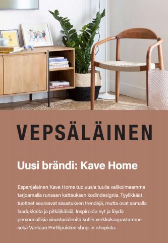 Vepsäläinen -luettelo, Helsinki | Uusi brändi: Kave Home | 8.11.2022 - 8.12.2022