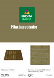 Koti ja Huonekalut tarjousta, Hämeenlinna | Piha ja puutarha de Prisma Rauta | 24.1.2023 - 28.2.2023