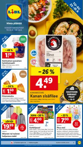 Supermarket tarjousta, Järvenpää | Lidl tarjoukset de Lidl | 19.9.2022 - 28.9.2022