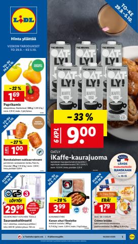 Supermarket tarjousta, Lahti | Lidl tarjoukset de Lidl | 26.9.2022 - 5.10.2022