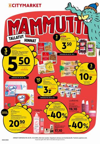 K-Citymarket -luettelo, Oulu | K-citymarket tarjoukset | 18.5.2022 - 22.5.2022
