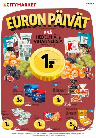 Supermarket tarjousta, Hämeenlinna | K-citymarket tarjoukset de K-Citymarket | 3.10.2022 - 5.10.2022