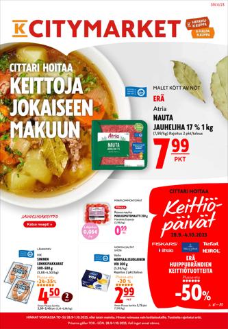 K-Citymarket -luettelo, Vantaa | K-citymarket tarjoukset | 30.9.2023 - 3.10.2023