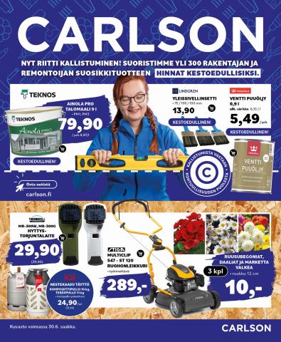 Carlson -luettelo, Kuopio | Carlson rautalehti vk 23 | 9.6.2022 - 30.6.2022