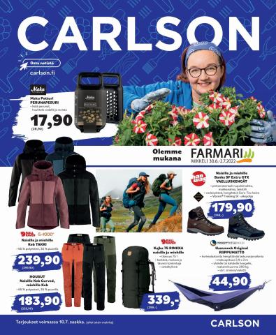 Carlson -luettelo, Helsinki | Farmari 2022 | 24.6.2022 - 10.7.2022